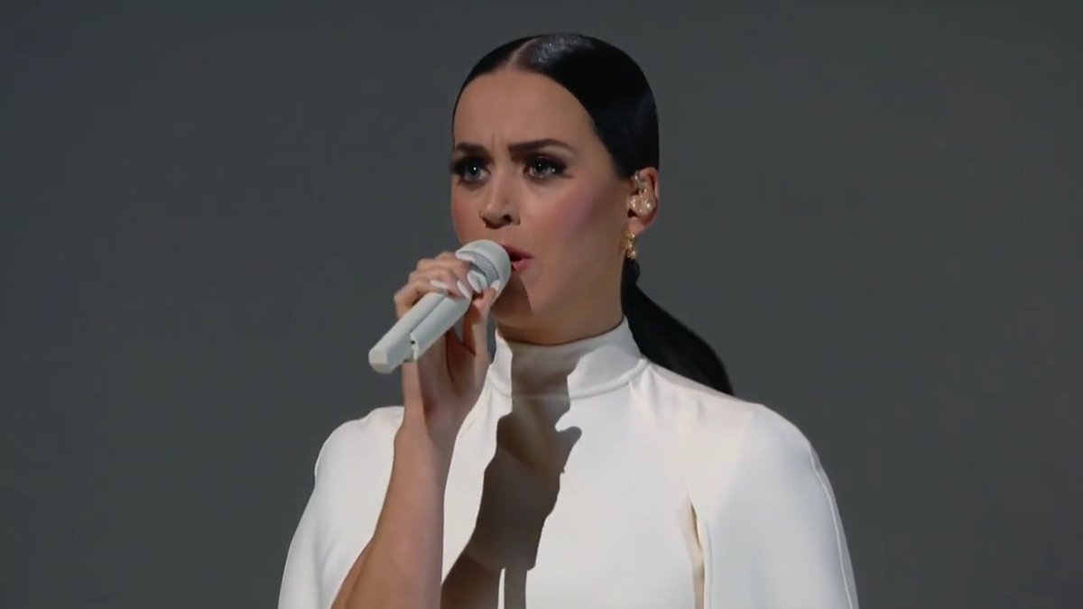 at the 2015 #grammys katy perry performed “by the grace of god”, following brooke axtell’s speech on domestic violence.