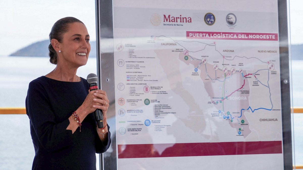 En Guaymas, Sonora, la presidenta Claudia Sheinbaum Pardo anuncia que México enviará ayuda humanitaria a Cuba; contempla alimentación, enseres y productos indispensables para las familias. Simultáneamente, avanzan acciones diplomáticas para el suministro de petróleo a la isla.