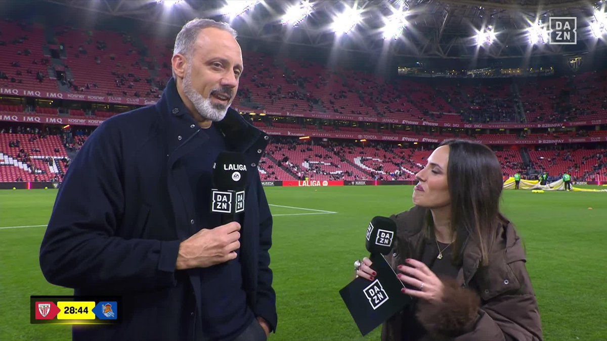 "Cuando iba caminando por San Sebastián, todo el mundo me decía 'necesitamos ganar'" 👀 Un derbi vasco es especial. Y eso Matarazzo ya lo sabe ❤️ #LALIGAenDAZN ⚽