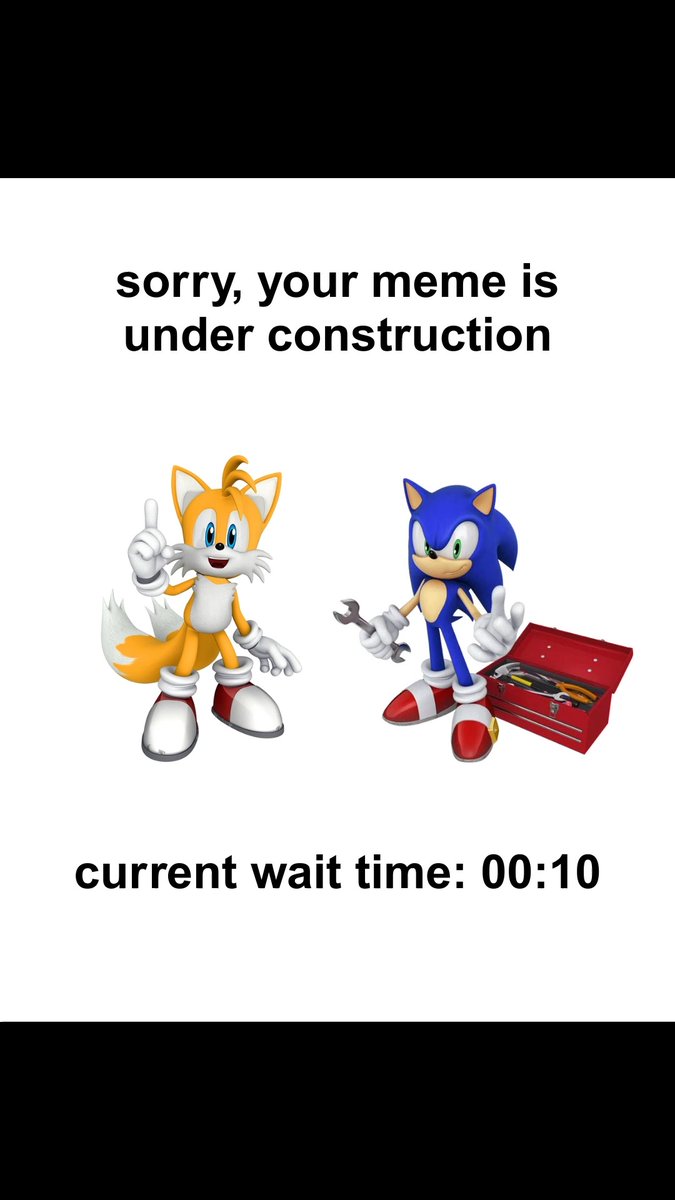 We run fast but crafting a good meme takes time ⌛