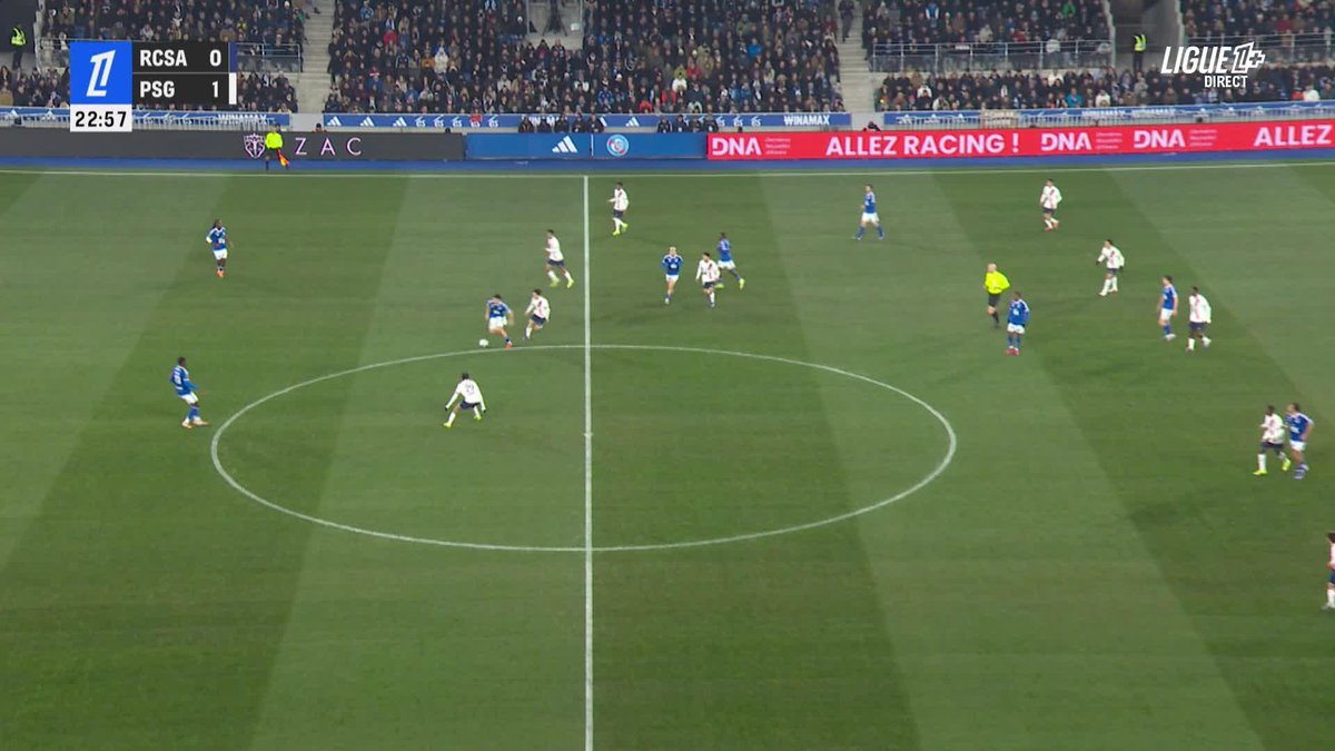 Passer d'un potentiel 1-0 à 0-1 en deux minutes ☑️ Ce #RCSAPSG part dans tous les sens 🤭