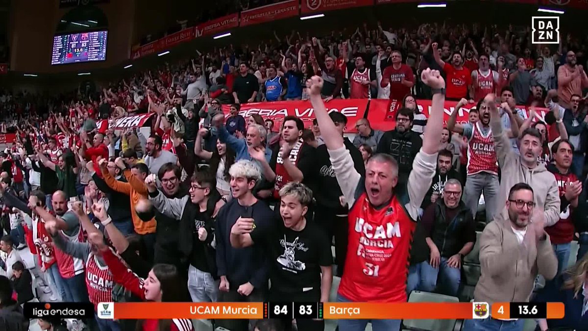 ES UNA REMONTADA DE CASTA. LO DE UCAM MURCIA CONTRA EL BARÇA HA SIDO UNA LOCURA 🤯🔥 UCAM Murcia #LigaEndesaxDAZN 🏀