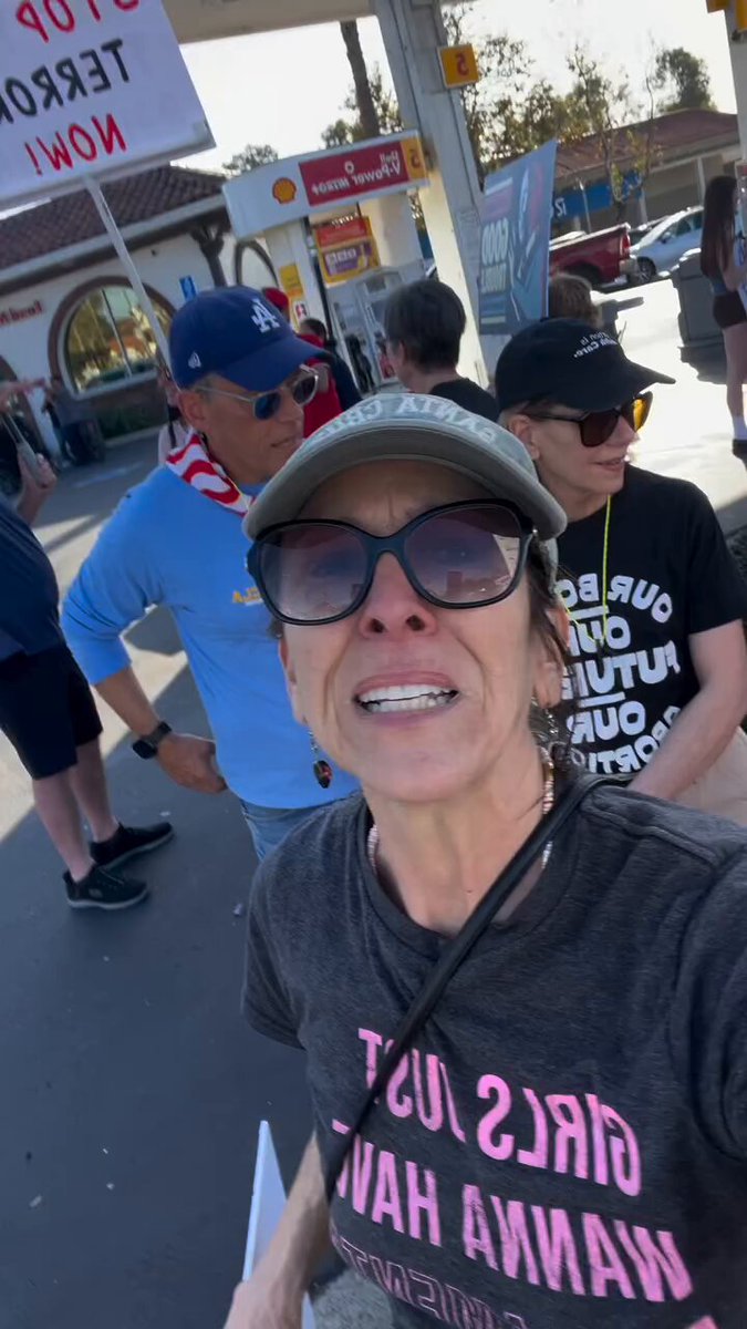 Liberal white woman breaks down in TEARS witnessing how many other mentally ill people are protesting ICE with her.. PLEASE open back up the insane asylums.