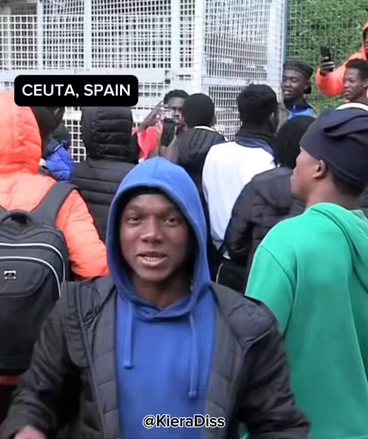 SPAIN IS IN CRISIS 🇪🇸 This is the small Spanish city that borders Morocco and offers access directly into Europe. Hundreds of African migrant men have been given entry in the last few days, all will now make their way into southern Spain and through Europe. This is insanity.