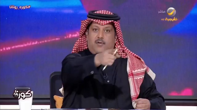 تركي العجمة يوجه رسالة وسؤال إلى مشاري الإبراهيم تركي العجمة #كورة_روتانا