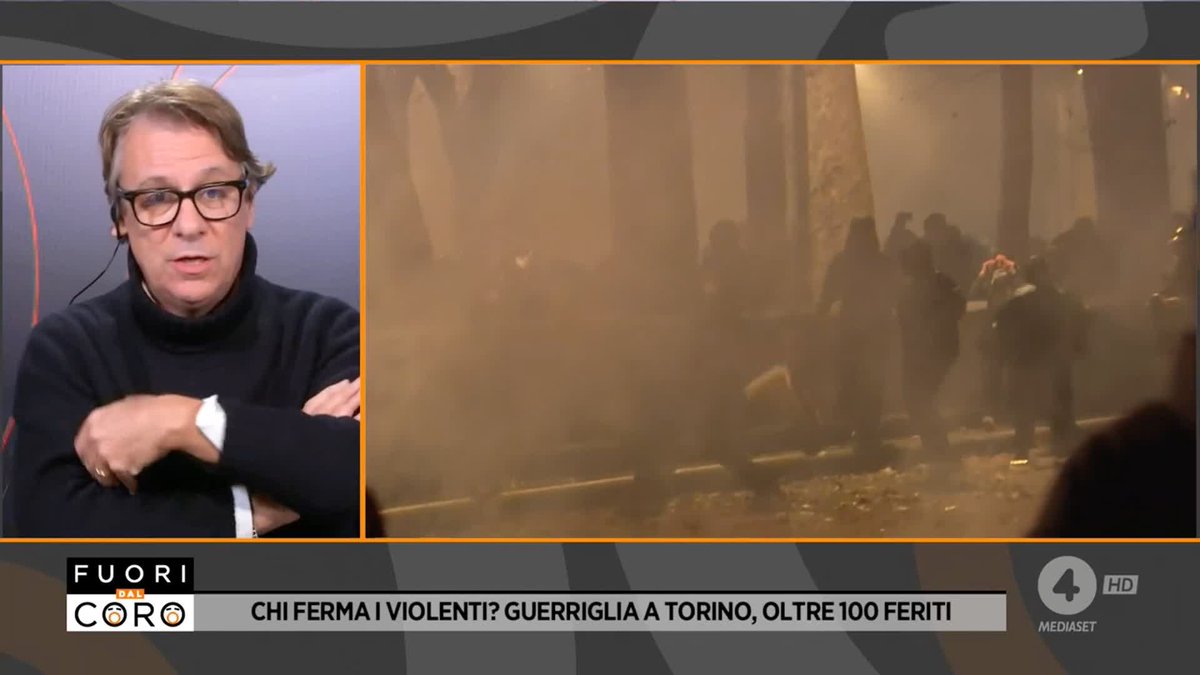 "Mi sono rotto le palle!" Il parere di Nicola sui delinquenti di ieri sera a #Torino e sui loro complici. #Fuoridalcoro