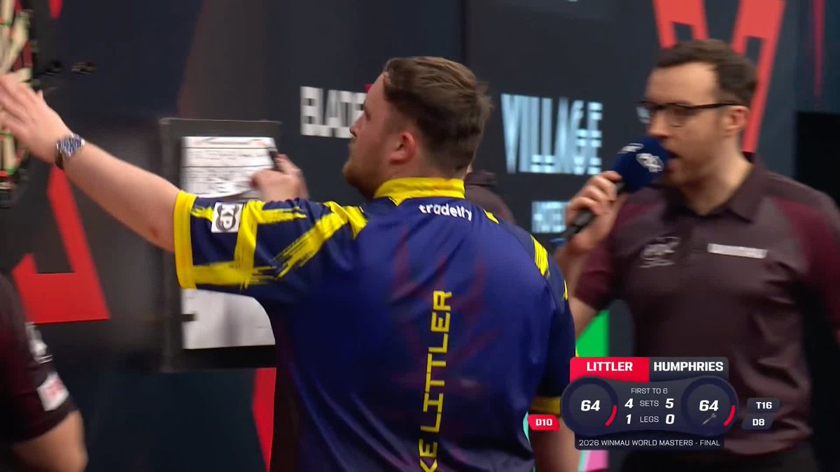 WE'RE GOING ALL THE WAY! Luke Littler rattles off two straight legs to bring this to 5-5 and a deciding set against Luke Humphries! 📺 #WinmauWorldMasters | Final