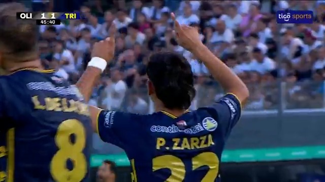 El debut goleador en Primera División de Pedro Zarza, futbolista que pertenece a Olimpia y que está cedido en Sportivo Trinidense. 😮💨🇺🇾 Responsabilidad de Olveira...