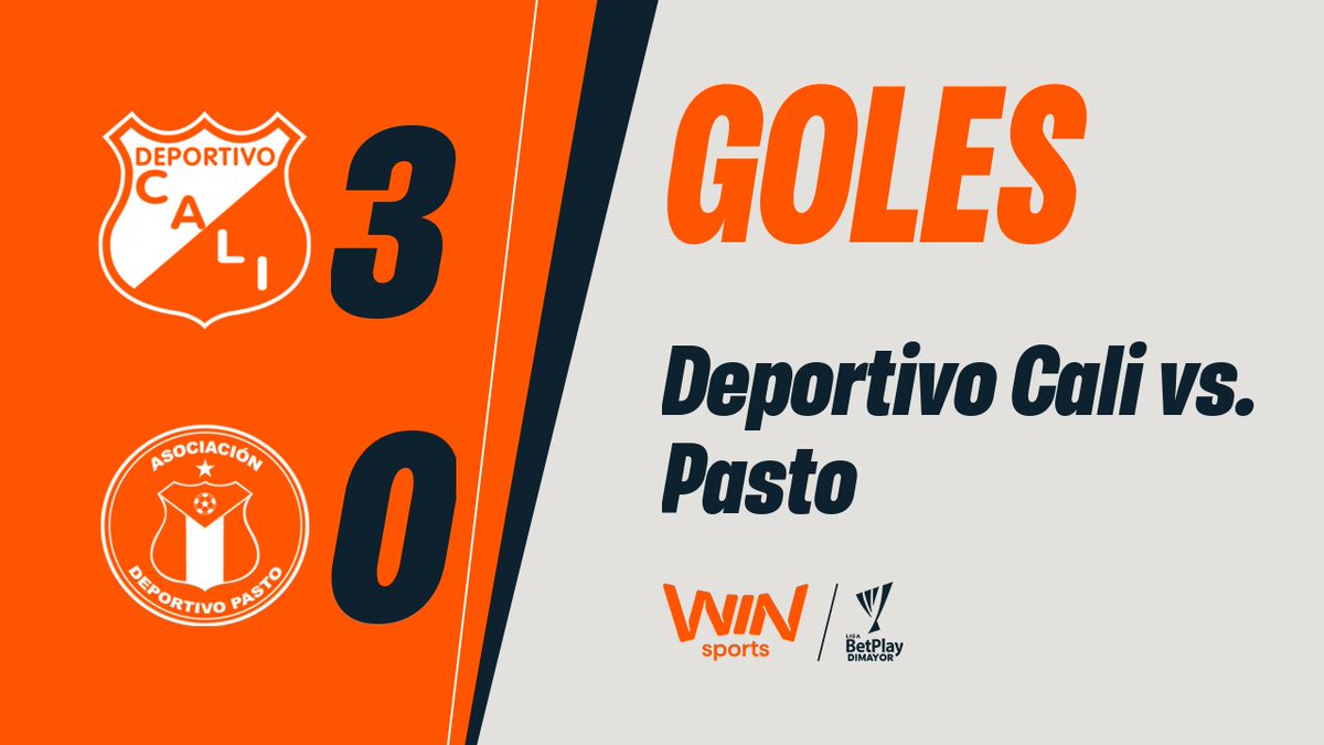 🤩🟢⚽¡Triunfazo del conjunto ‘Azucarero’! Con doblete del ‘Titi’ Rodríguez y un gol de Juan Dinenno, Deportivo Cali goleó 3 a 0 a Deportivo Pasto en la cuarta jornada de #LALIGAxWIN y le quitó el invicto.