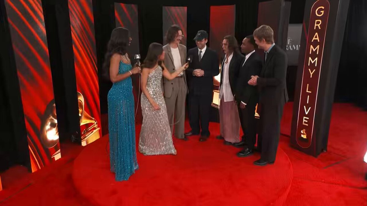 Eddie Benjamin, Carter Lang and others “SWAG” producers about tonight’s performance at the #GRAMMYs : “It’s going to be memorable.”