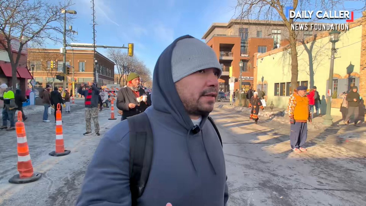 Asking an Anti-ICE protester in Minneapolis about the families of victims like Laken Riley and Jocelyn Nungaray who do support mass deportations and the enforcement operations like the one in Minneapolis Daily Caller