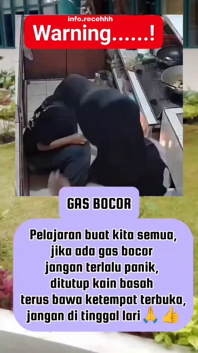 Gas Bocor ? Jangan Panik dan Jangan Ditinggal Pergi !