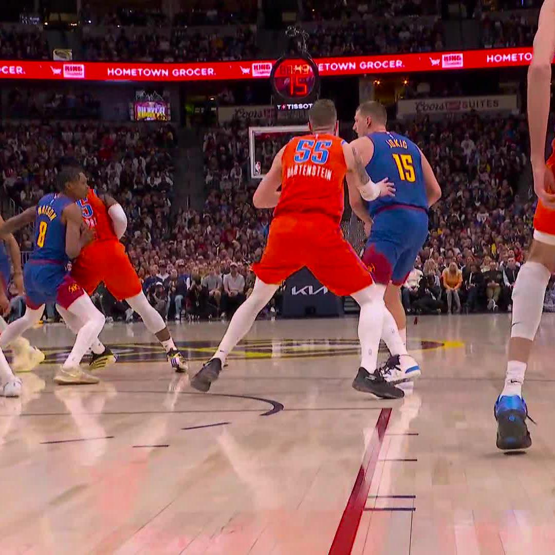What a dunk from Peyton Watson. 😮‍💨