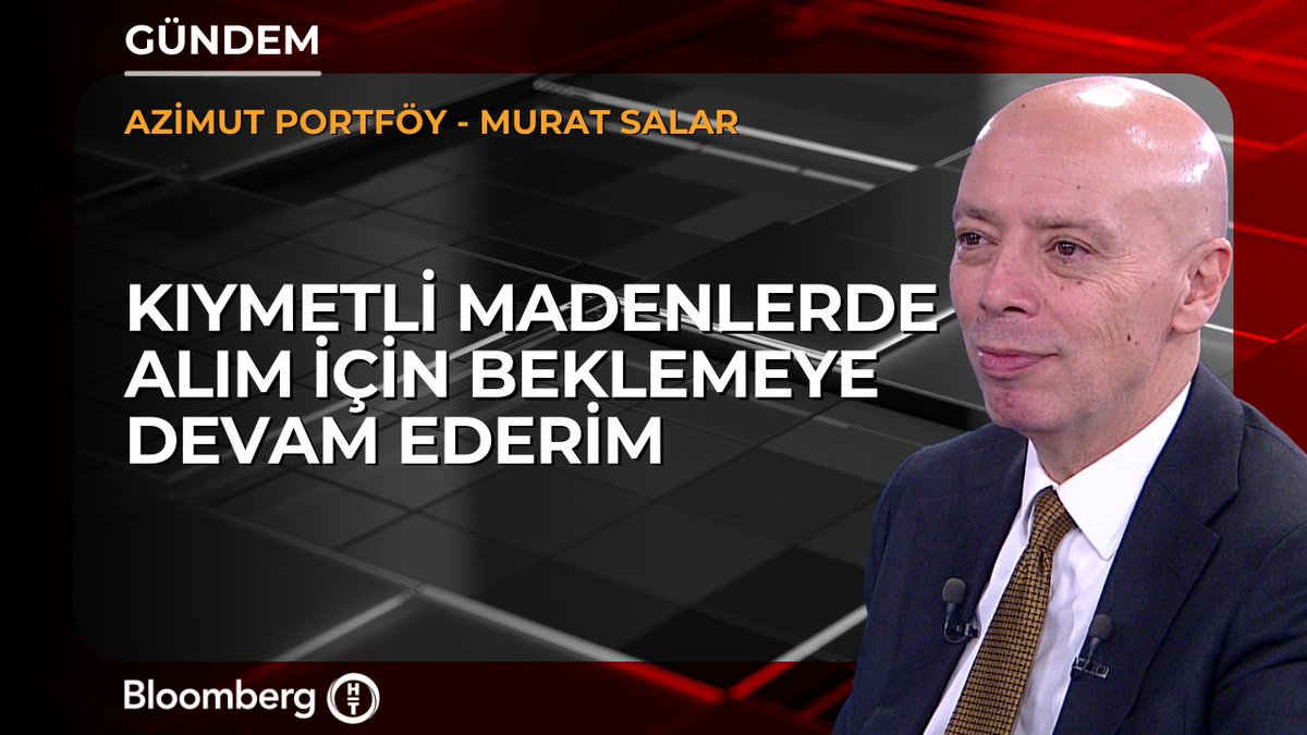 Azimut Portföy - Murat Salar: 📍 Kıymetli madenlerde alım için beklemeye devam ederim