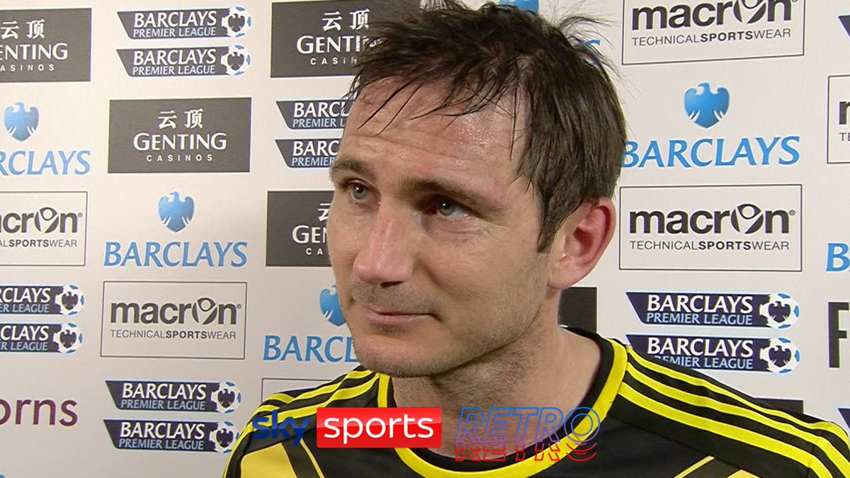 Lampard’s post match reaction after becoming Chelsea's all-time highest scorer with 203 goals is so amazing to watch. Easily one of the greatest of midfielders of all time for a reason.