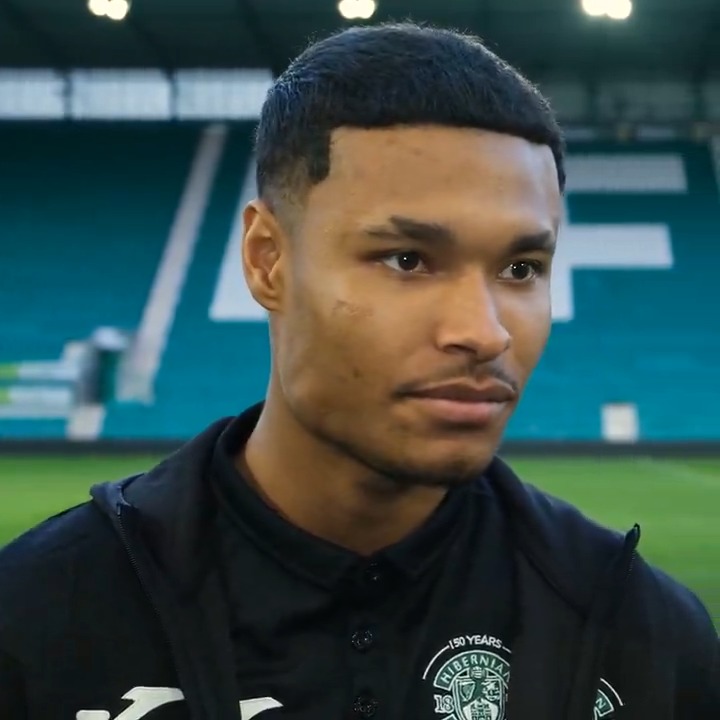 Kai Andrews spoke to 𝗛𝗶𝗯𝘀 𝗧𝗩 after he made his debut for the Hibees at Easter Road yesterday 🎙️