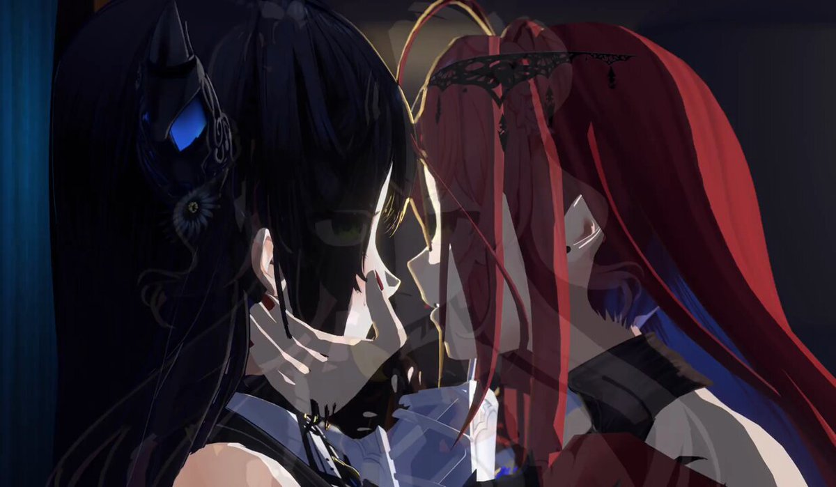 liz and rissa cant even get private time nene wants in. inspired by a funny interaction all three had before on twitter #RavenCrafts #BloodflameArt #ねねアルバム #bloodraven #hololive