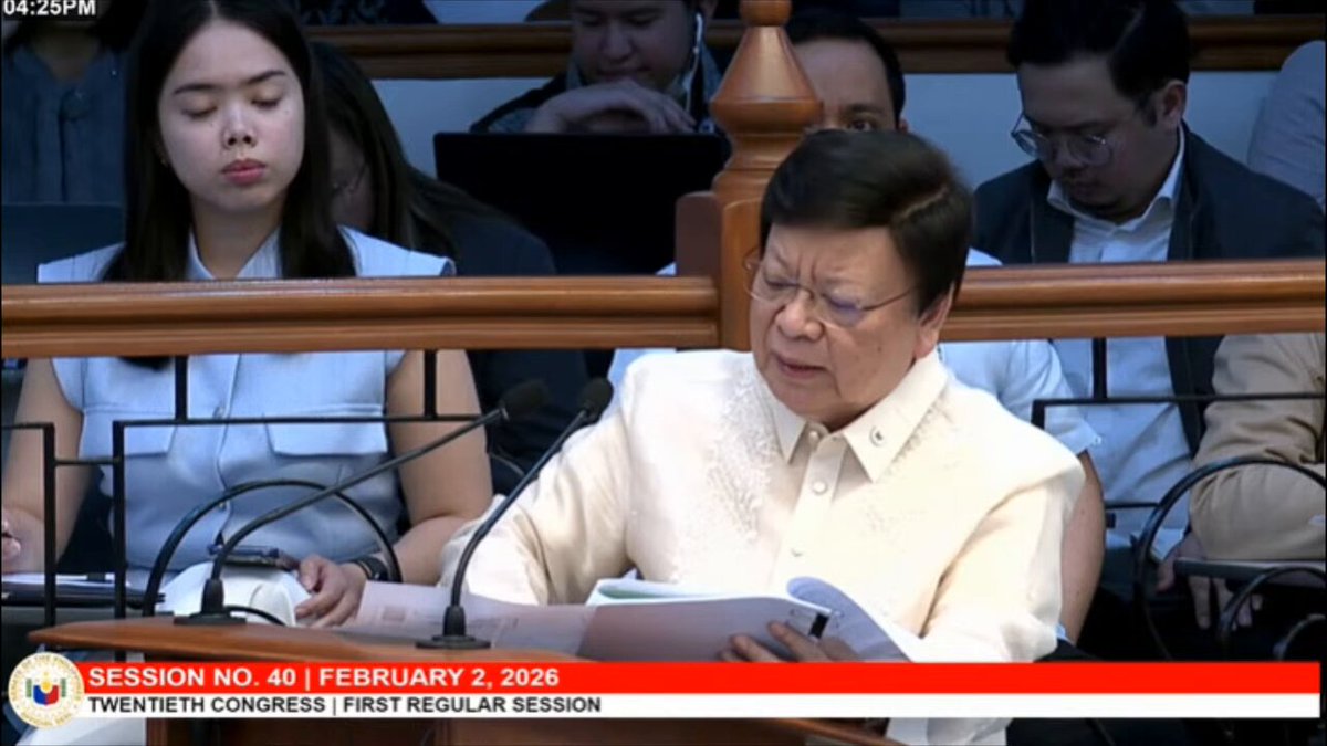 MARCOLETA VS. PANGILINAN: MAINIT NA TALAKAYAN SA ISYU SA WEST PH SEA Kinuwestiyon ni Sen. Kiko Pangilinan ang pahayag ni Sen. Rodante Marcoleta ukol sa kawalan umano ng eksaktong coordinates ng West Philippine Sea na ipinaglalaban ng Pilipinas. Sa gitna ito ng interpellation sa Senate Resolution No. 256 na layong kondenahin ang pahayag ng Chinese Embassy laban sa ilang opisyal ng bansa. 📽️: Senate of the Philippines