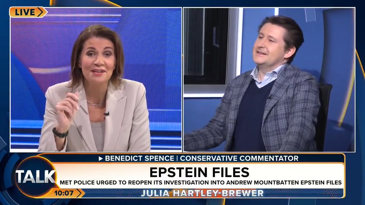 🚨"Peter Mandelson tells four lies before breakfast every day. It's what he does. This guy couldn't get a job as a post boy." Julia Hartley-Brewer calls Lord Mandelson "untrustworthy" as he insists he has "no recollection" of receiving $75,000 from Jeffrey Epstein. Julia Hartley-Brewer