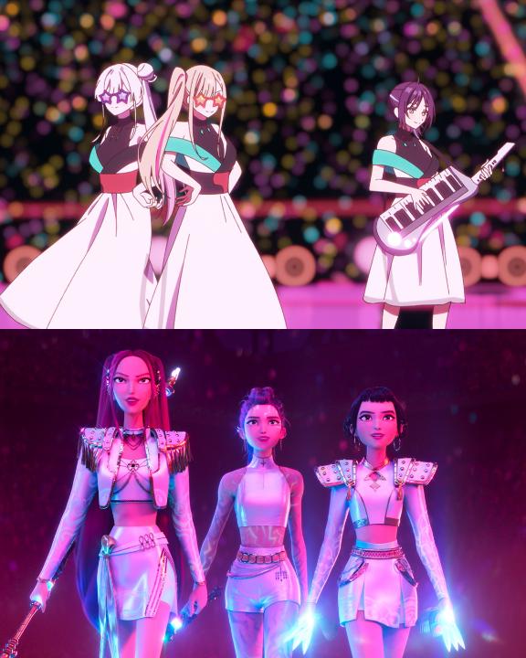 Live streamers or demon hunters, these girls know how to rock a stage 🎤