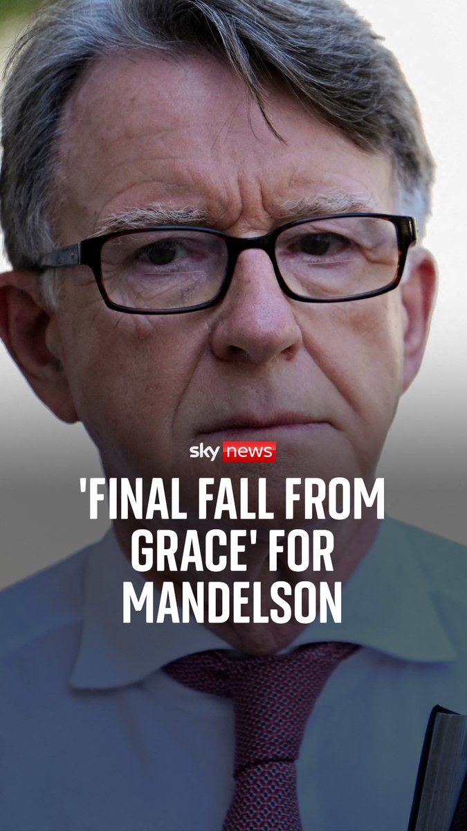 Mandelson resigns from Labour to save his party 'further embarrassment' ⬇️ Latest: