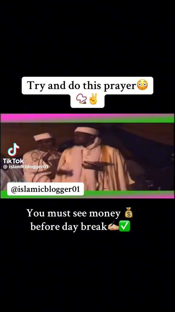 “find 200 naira in the midnight and do this prayer to it, in the morning you will see 200 thousand, either on the floor or someone gift you, you must see 200 thousand” - Mufti Ilorin, Faruq Onikijipa