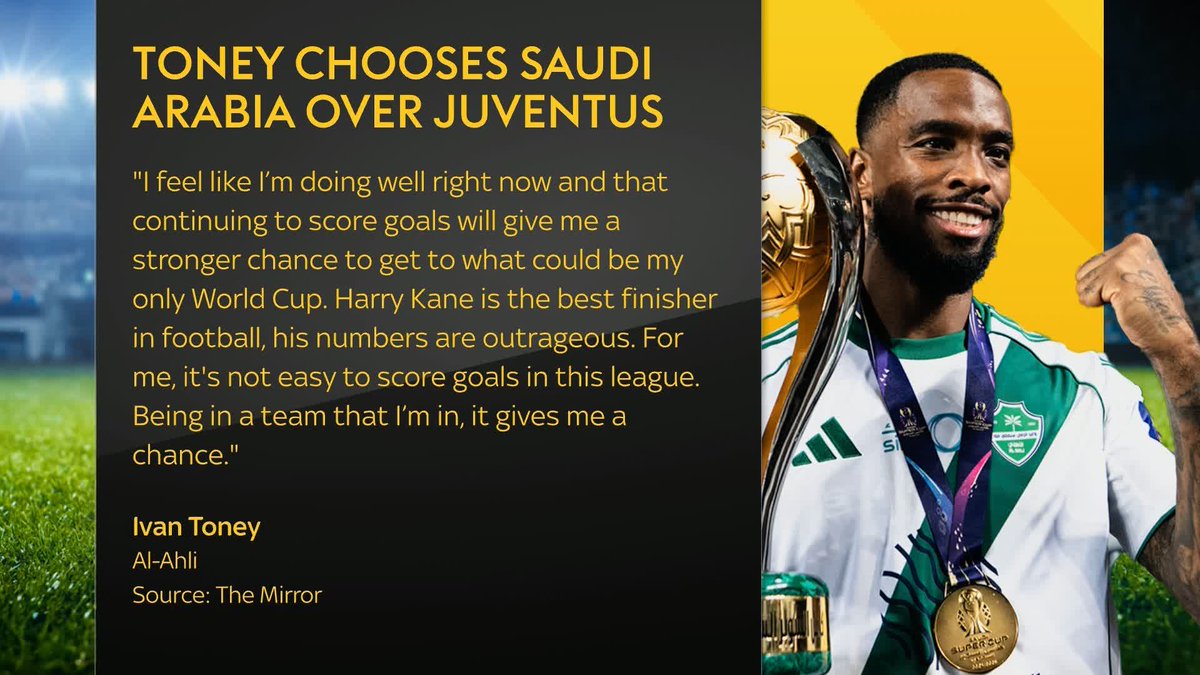 Ivan Toney has revealed that he would turn down a move away from the Saudi league as he believes it's his best chance to make the England World Cup squad 🏴󠁧󠁢󠁥󠁮󠁧󠁿