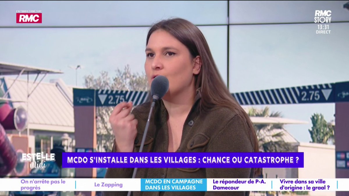 🍔 McDo s'installe dans les villages : chance ou catastrophe ? 🎙️Juliette Briens : "Les jeunes ne vont déjà pas manger des œufs mollets au bistrot (...) 80% de la malbouffe se passe à la maison, c'est pas une fois de temps en temps le vendredi soir" #EstelleMidi
