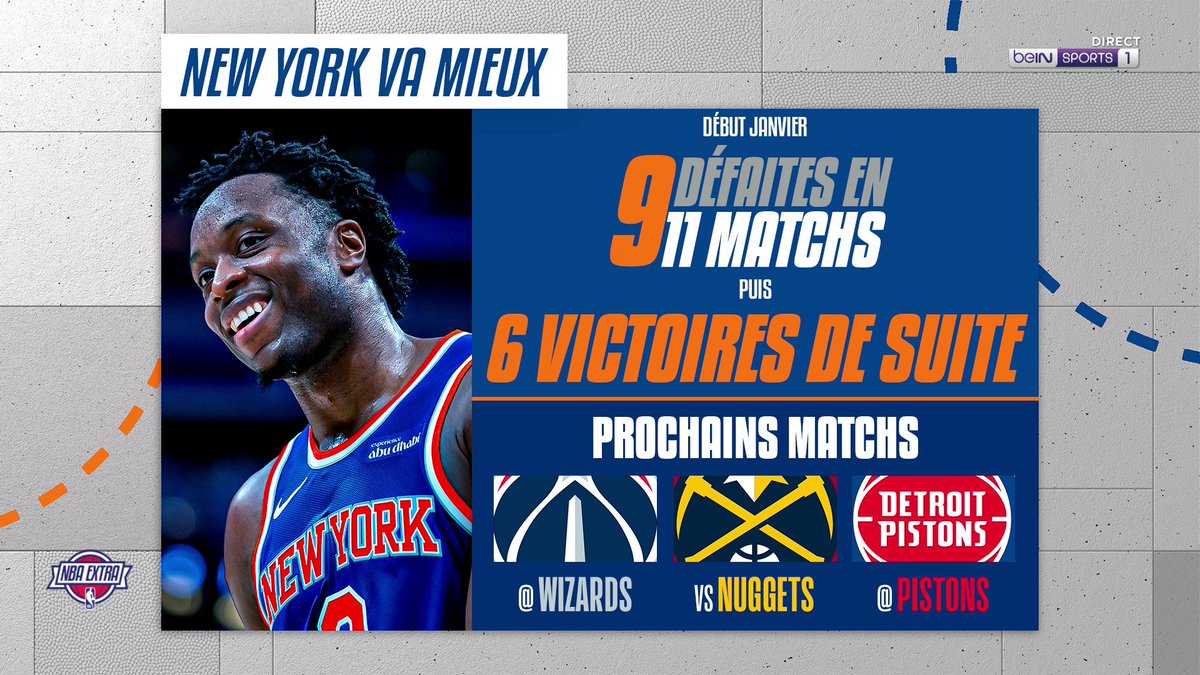 🏀 #NBAextra 👊 Victoire de prestige pour les Knicks face aux Lakers 🗨️ "Il y a enfin d'autres d'options que Brunson à NYC, c'est la bonne nouvelle !"