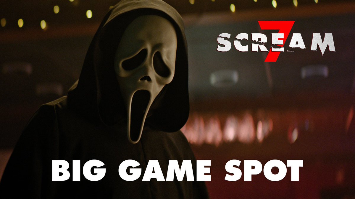 I’m back for the bloodline. Check out the new Big Game Spot for #Scream7. Tickets go on sale February 9.