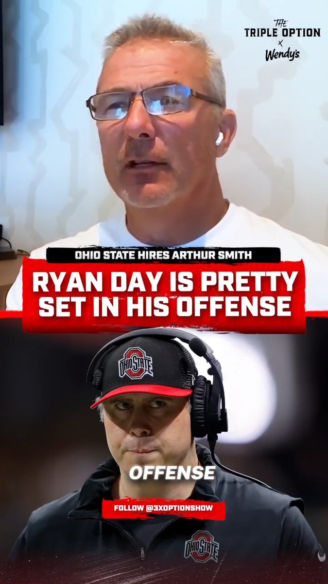 #WendysPartner How will Ryan Day & Arthur Smith mesh their offenses? Wendy’s