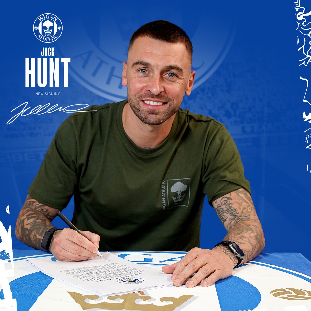 The Deadline Day Hunt for Jack is over! 💪 ✅ ✍️ We are delighted to confirm the signing of experienced defender Jack Hunt until the end of the season! #wafc 🔵⚪️