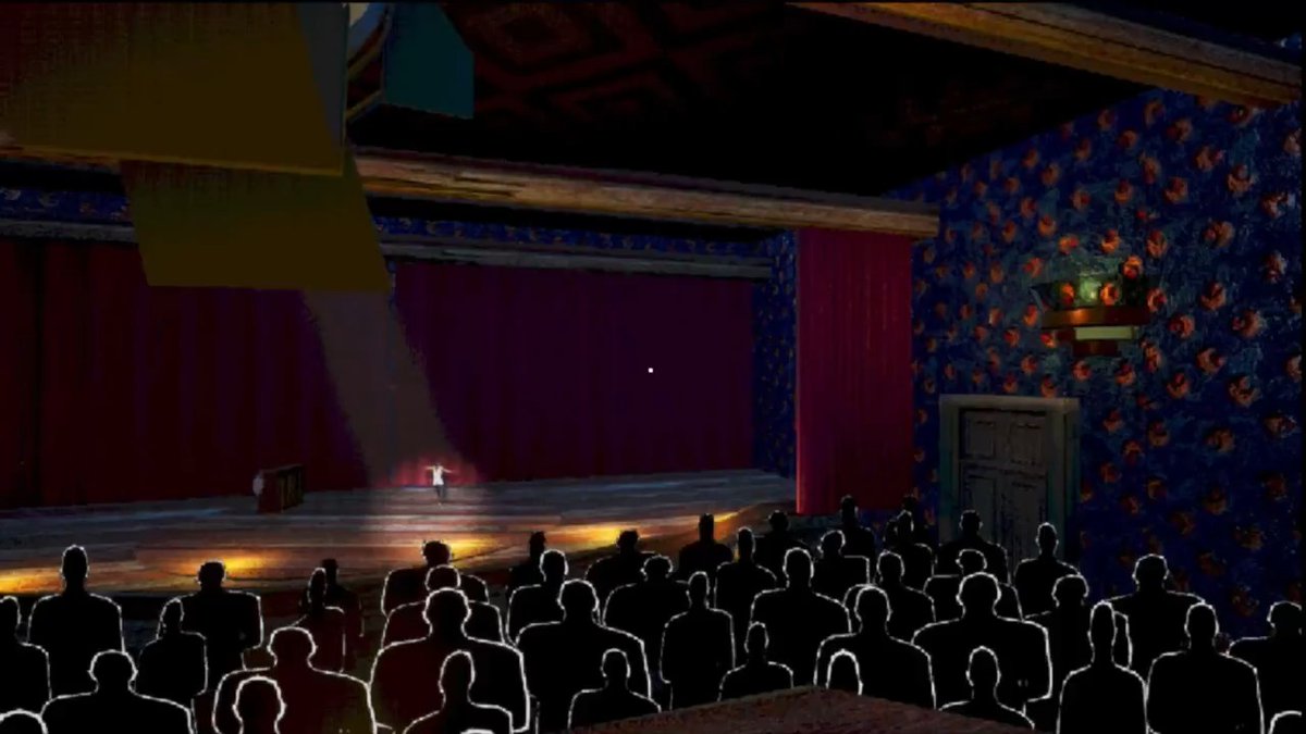 いきなり台本を渡され、ステージの演出に合わせてスポットライトを必死に操作する『Enter Stage Light』、面白い！ ・ダンサーが登場するまでピアノに照明 ・ダンサーが5回ジャンプをしたら照明を緑に ミスると観客から容赦の無いブーイング。今台本渡されたばかりなのに！