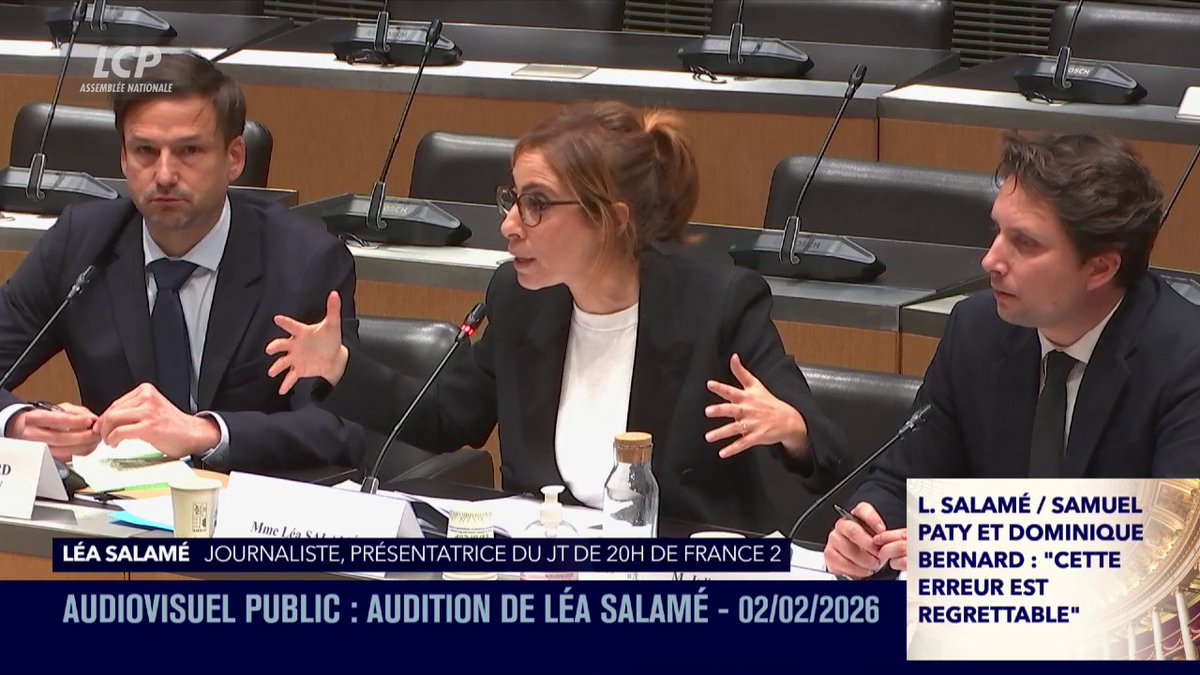 🗣️ Léa Salamé : « Le zéro erreur n’existe pas. » Désolé mais confondre les destins tragiques de Dominique Bernard et Samuel Paty, c’est plus qu’une erreur, c’est de l’amateurisme complet.