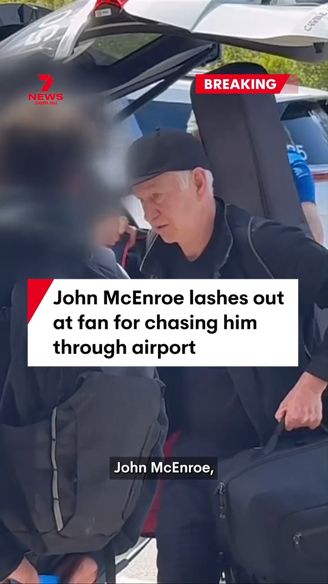 John McEnroe shouts at a fan who followed him for a selfie at the Melbourne airport 🤬 Remember it’s fans that made you into superstars and paid to watch you play… Feeling sad for the fan. The quote of don’t meet your idols still stands true..