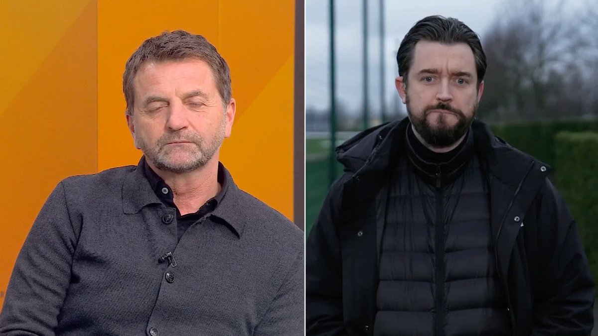 ''Merse was here yesterday, Merson was here, they let him in!'' 🤣 Michael Bridge on Tottenham Hotspur's transfer business, believing Spurs need to bring someone in to lift fans ''off their feet.''