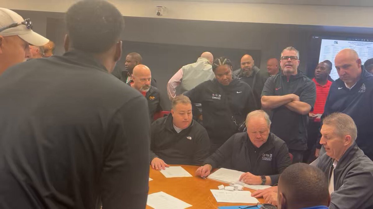 Here is what the aftermath of realignment looks like, as coaches gather to figure out their district and nondistrict schedules. #txhsfb SportsDayHS Dave Campbell's — TexasFootball.com DFW Inside High School Sports