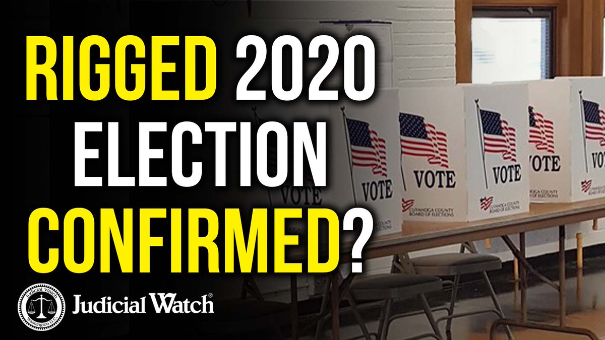 .Tom Fitton: Rigged 2020 Election Confirmed?