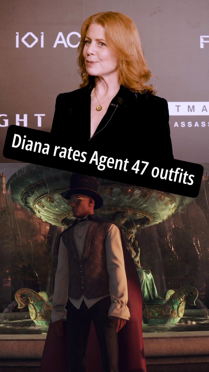 Diana’s voice actress, Jane Jerry, rates Agent 47’s outfits. 👔🕴️ Which outfit would you rate the highest? #Agent47 #HITMAN
