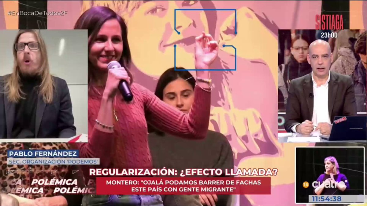 La teoría del gran reemplazo es un bulo y una estupidez. La regulación extraordinaria es una gran noticia y vamos a luchar porque las personas migrantes tengan más derechos.