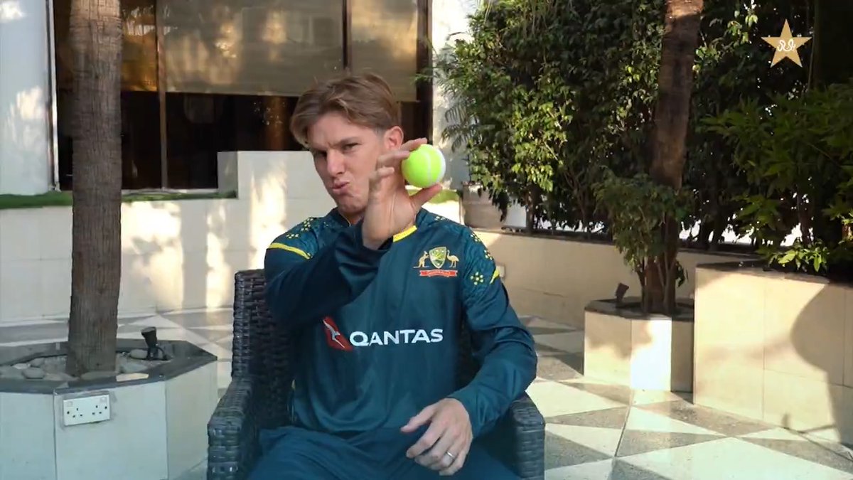 Tape-the-ball challenge ft. the Aussies 😅🎯 A test of skill and serious bragging rights - who wraps it the 𝒇𝒂𝒔𝒕𝒆𝒔𝒕: Zampa, Inglis, Marsh or Bartlett❓ #PAKvAUS