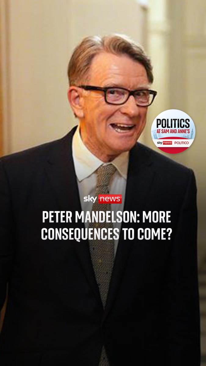 Will the Prime Minister be impacted by Lord Mandelson's resignation? Sam Coates Sky and anne mcelvoy discuss the potential political ramifications of Lord Mandelson's resignation, for both the prime minister and chief of staff Morgan McSweeney. 🎧