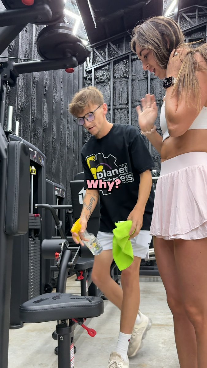Why didn't he wipe it off too??