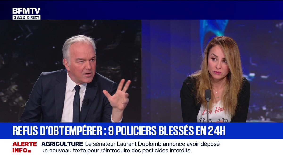 Refus d'obtempérer à Nantes: Linda Kebbab (syndicat de police UN1TÉ) parle d'une "tentative d'homicide"
