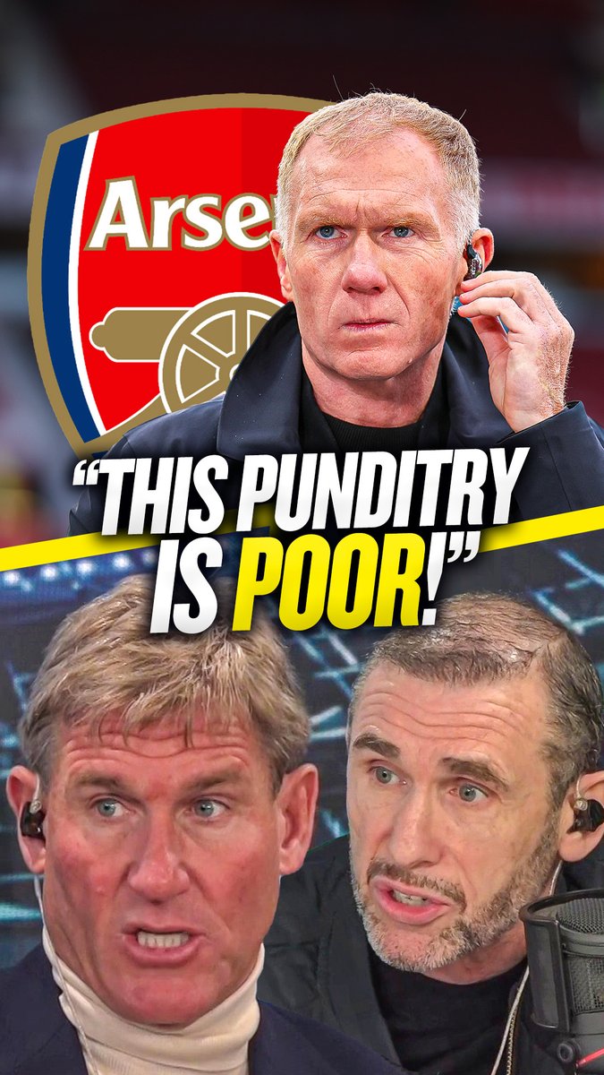 🤦‍♂️ Keown: "His comment is like one of his tackles: it's waist-high!" 😡 Jordan: "This sort of punditry is poor because it's not right!" Martin Keown and Simon Jordan explain why Paul Scholes is wrong to say #AFC will be one of the worst ever PL winners! ❌