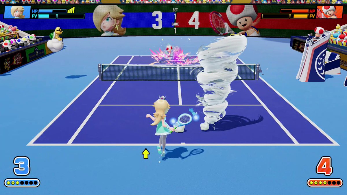 Serve up over-the-top tennis mayhem online! #NintendoSwitchOnline members can enjoy customizable rules in an Online Room or put skills to the test in Ranked Matches in #MarioTennisFever, coming to Nintendo Switch 2 on Feb 12.