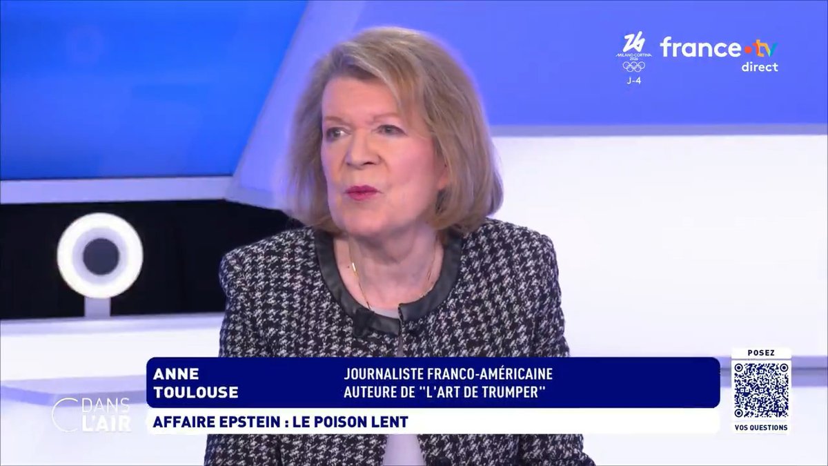 Dossier #Epstein : "c’est noyé sous l’abondance, mais ce qui frappe, c’est l’impression de regarder un monde totalement alien (...) La faille va être entre cette élite et les autres, qui sont 90 % de la population". Anne Toulouse dans #cdanslair