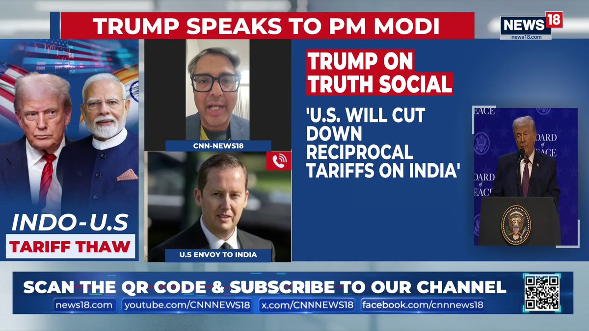 I spoke to Ambassador Ambassador Sergio Gor Who confirmed that the reciprocal tariffs on India had been reduced from 25 to 18%. Also, that the additional Russian oil tariffs of 25% had been removed. India and the US have reached a trade deal.