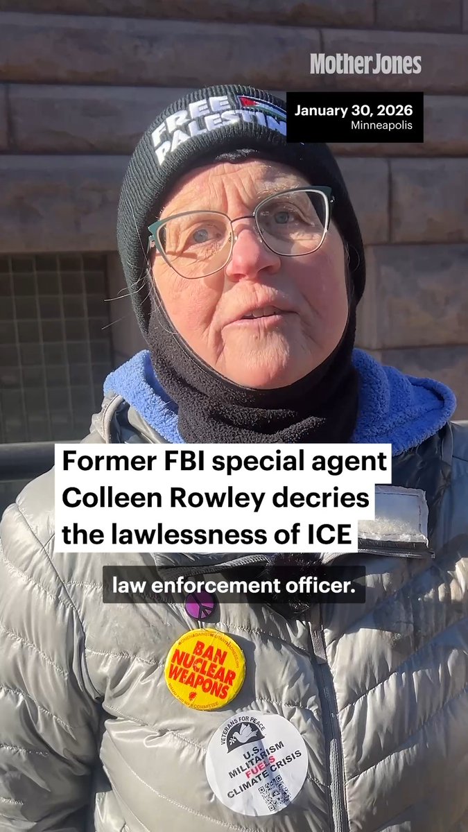 “If there is complete impunity now, it will spread, and it will be far, far worse. Even regular police will say, ‘You know what? They can do it, I can do it.’” Reporter Nate Halverson caught up with former special FBI agent and 9/11 whistleblower Colleen Rowley during the Minnesota's massive general strike march in Minneapolis on Friday. The Constitutional law expert decried what she describes as ICE’s unlawful actions in the state and beyond. “People should follow [Minnesota’s] model, if they want to preserve the law in their own state.”