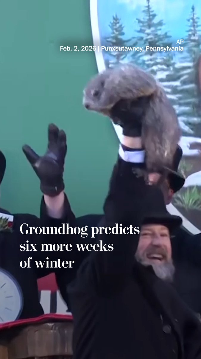 Beloved groundhog Punxsutawney Phil emerged from his burrow this morning to predict that more winter lies ahead. This year, Phil’s legendary prediction follows an exceptionally cold and snowy month across the eastern U.S.